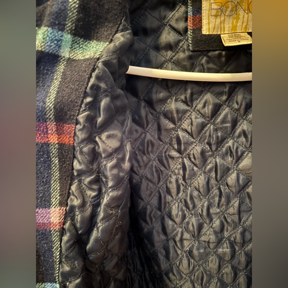 Billabong Multicolor Plaid Hooded Jacket - Picture 3 of 7